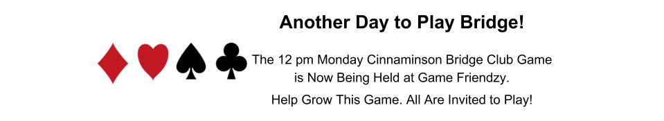 Cinnaminson Monday Game at GF Cinnaminson Monday Game at GF