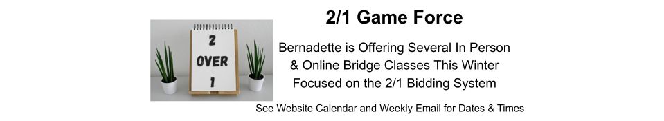 21 Bridge Courses Winter 2026