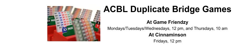 ACBL Bridge Games-updated 4.20.26